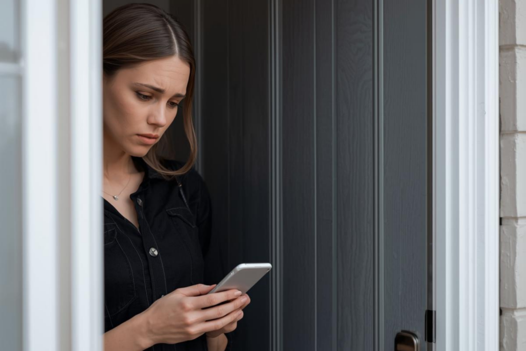 スマートロックで起こり得る締め出し状況のイメージ