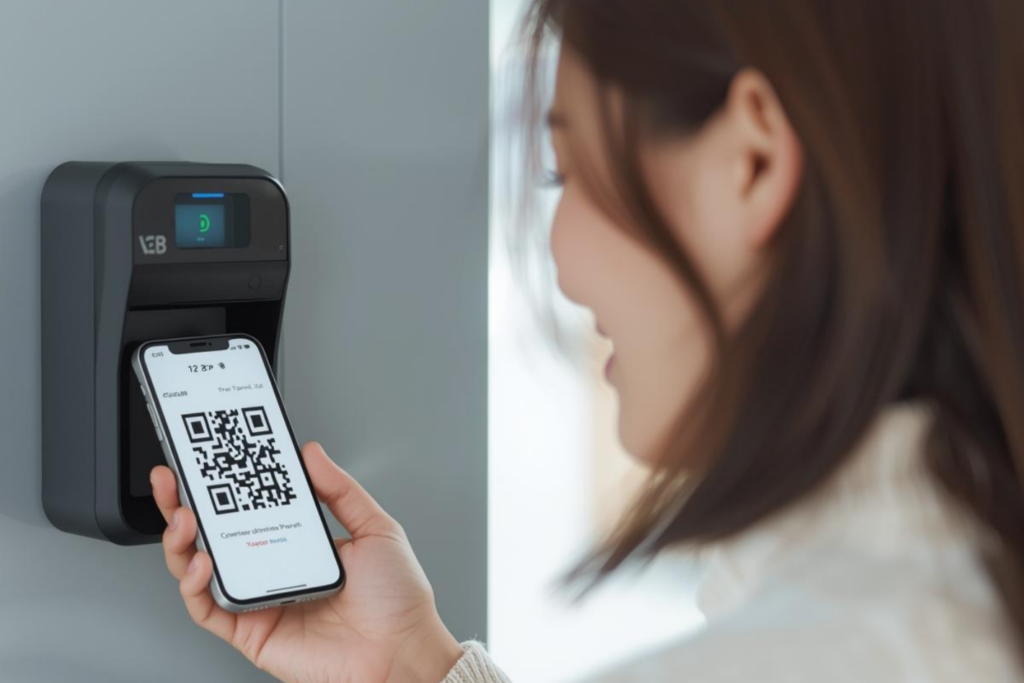 QRコード解錠がスムーズに使えるメリットのイメージ