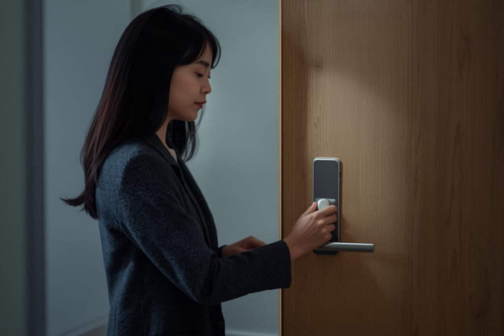 SwitchBotロックUltraの使用イメージ（静音性・使いやすさ）
