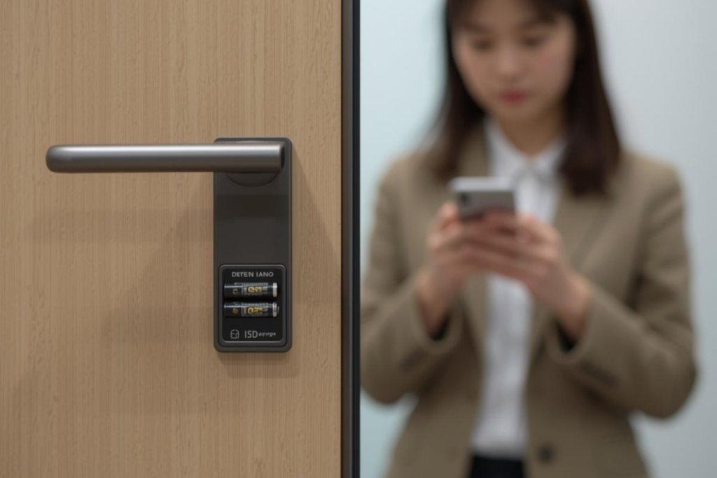 ドアノブ一体型スマートロックの注意点(電池切れ・設定ミス・運用不安)のイメージ