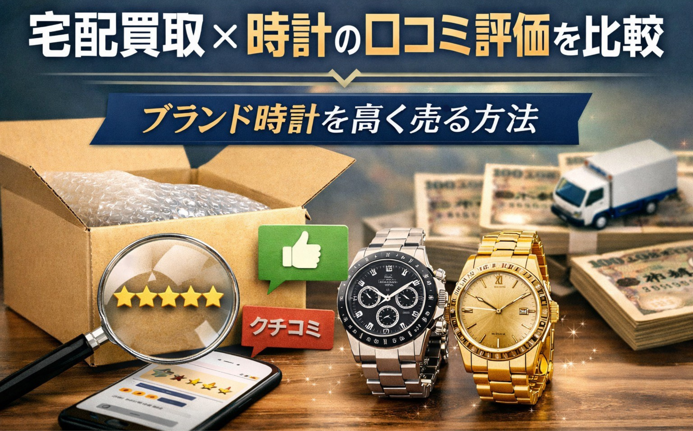 宅配買取時計　高く売るコツ