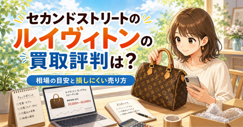 セカンドストリートのルイヴィトン買取評判