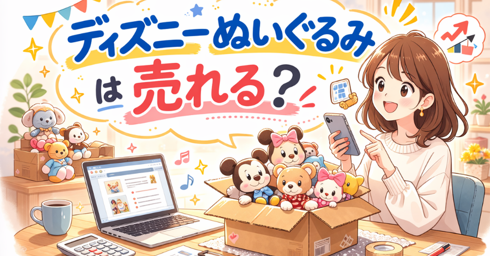 セカンドストリートでディズニーぬいぐるみの買取価格はいくら？