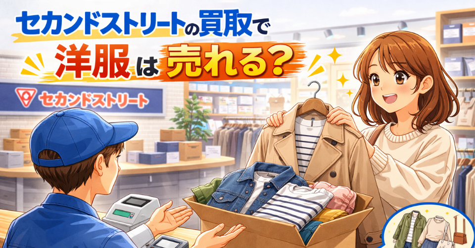  セカンドストリートで洋服の買取価格・相場はいくら？