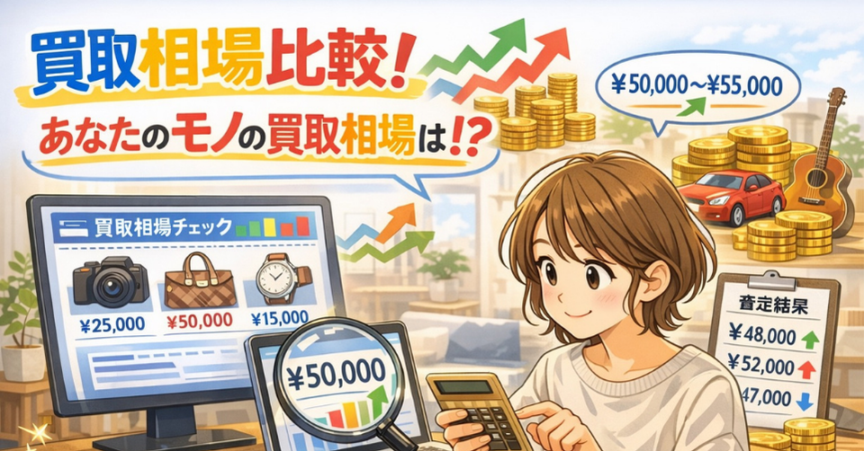 買取相場を知ろう！