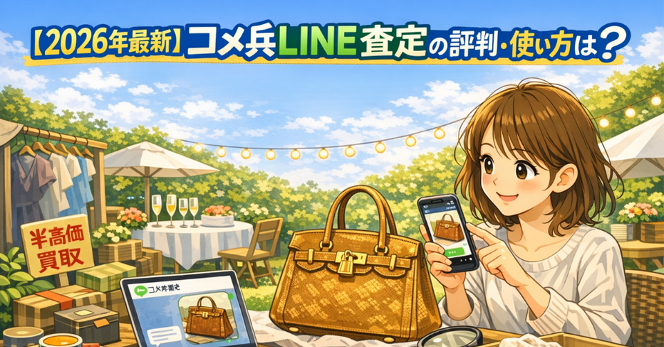 コメ兵Line査定時間はどのくらい？のアイキャッチ画像
