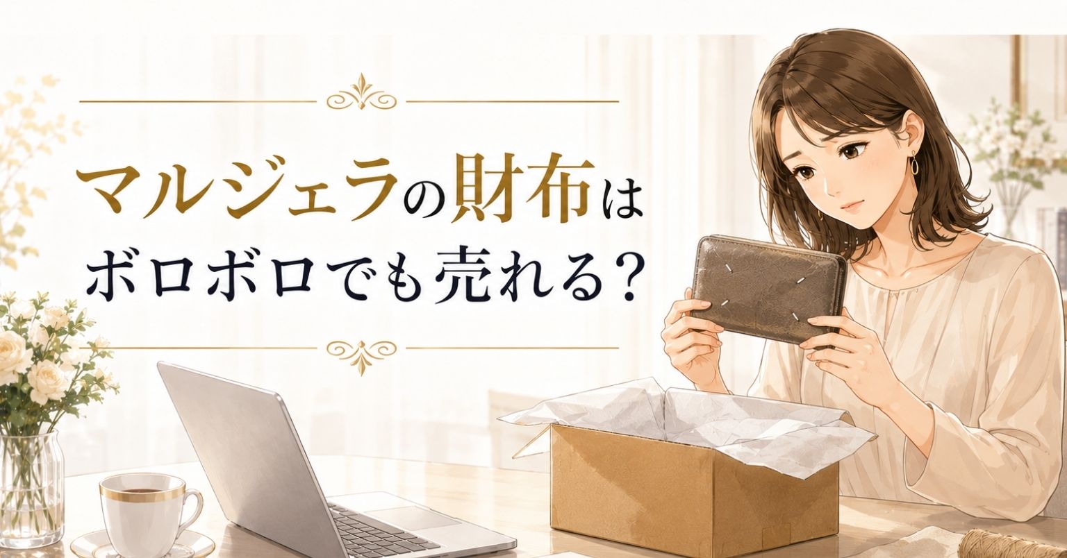 マルジェラの財布はボロボロでも売れる？