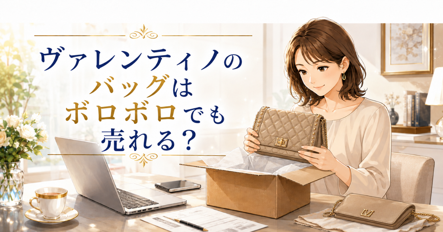ヴァレンティノのバッグはボロボロでも売れる？