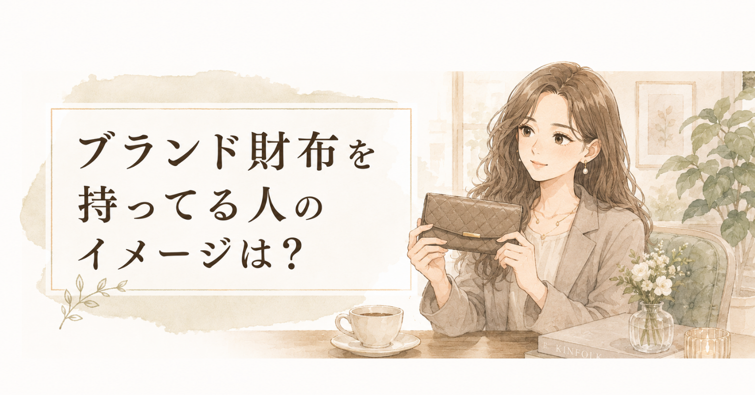 ブランド財布を持ってる人のイメージは？